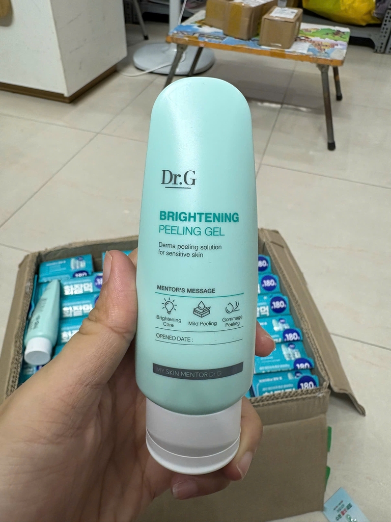 Tẩy da chết dạng gel Dr.G Brightening Peeling Gel Tách set Nobox