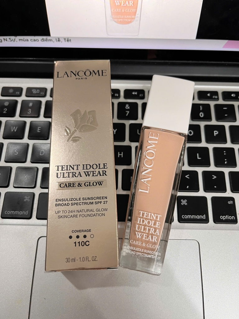 Kem Nền Lancome Teint Idole Ultra Wear Care&Glow SPF27 30ml Fullbox
