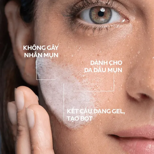 Sữa Rửa Mặt Làm Sạch Sâu Kiểm Soát Nhờn La Roche-Posay Effaclar Gel Moussant Purifiant Foaming Gel 400ml - Hàng Công Ty