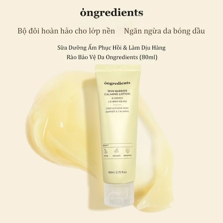 Kem Lót Dưỡng Ẩm Ongredients Phục Hồi Hàng Rào Bảo Vệ Da