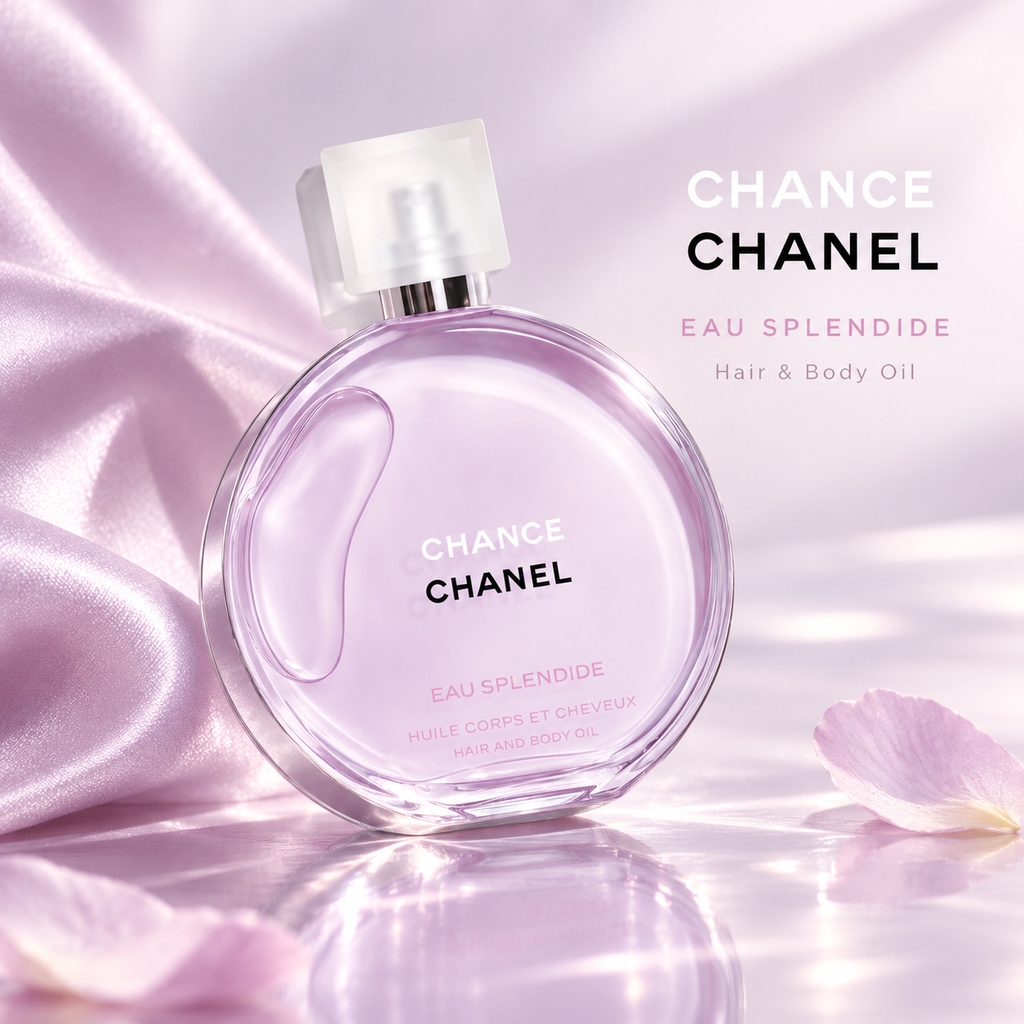 Dầu dưỡng Hair and Body Oil Chanel Chance Eau Splendide 150ml Fullbox Hàng Duty