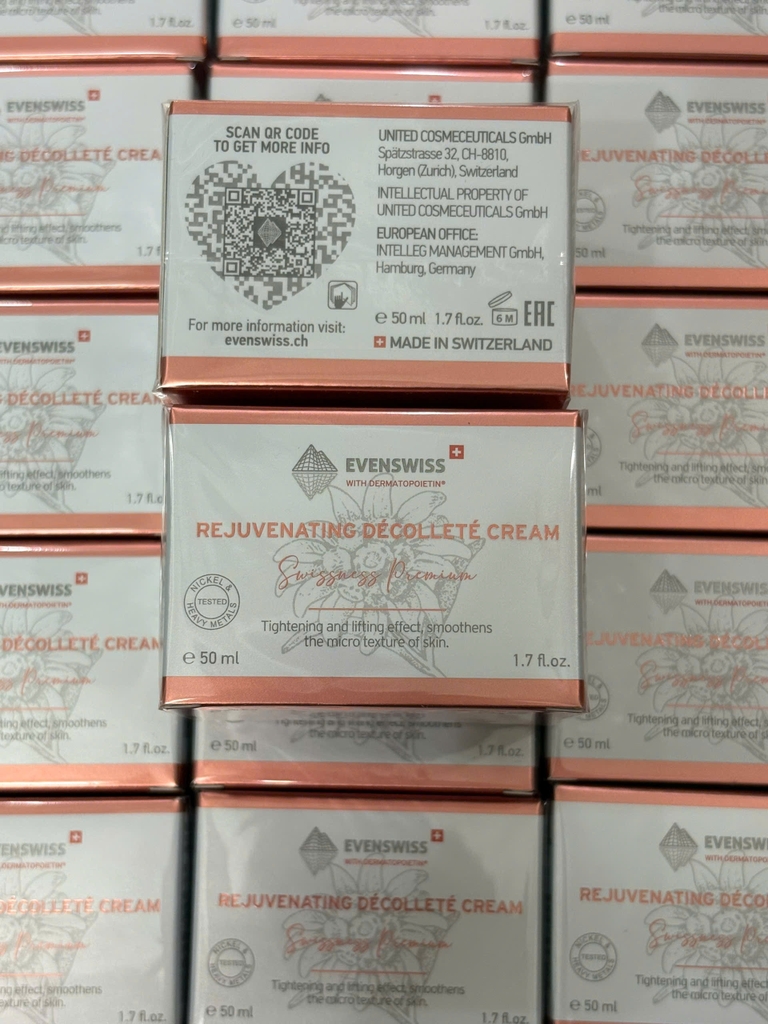 Kem Evenswiss Rejuvenating Decollete 50ml Fullbox Hàng công ty