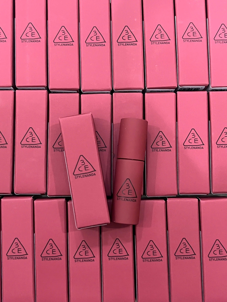 Son Kem Lì 3CE Velvet Lip Tint Plush Mini 1.5g - Fullbox - Hàng Công Ty