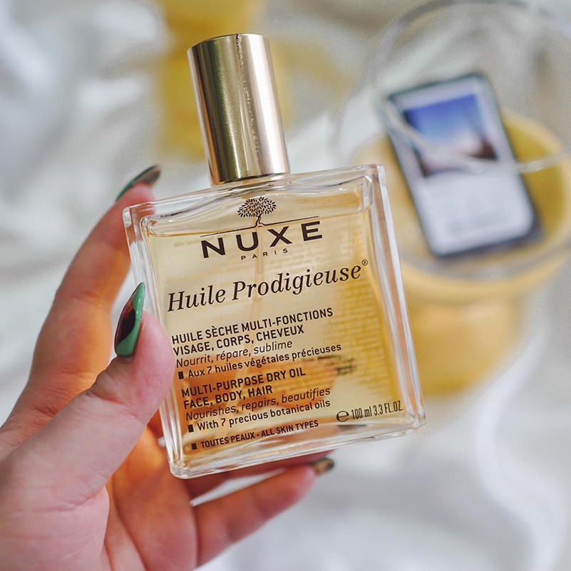 Dầu Dưỡng Khô Đa Năng Nuxe Huile Prodigieuse Oil 100ml - Tách Set Nobox - Hàng Duty