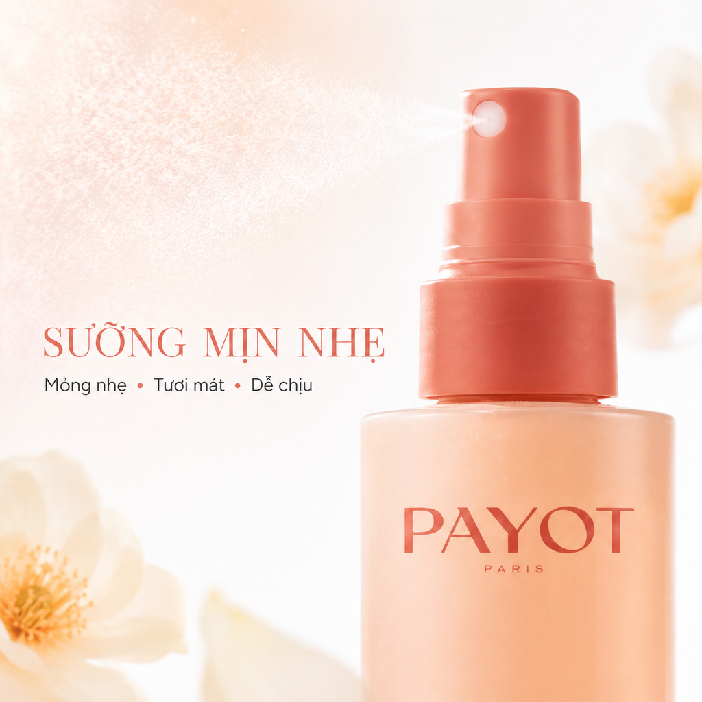 Xịt Dưỡng Cân Bằng Dịu Nhẹ Payot Nue Brume Tonique Douceur Visage Et Yeux 200ml - Hàng Công Ty