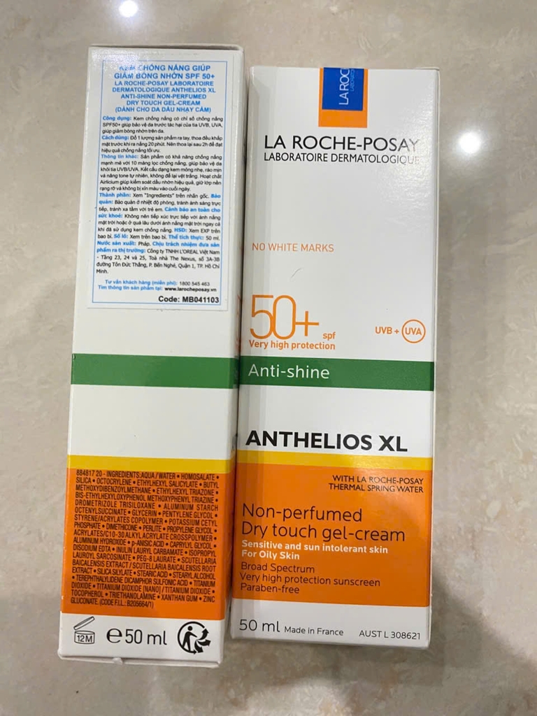 Kem chống nắng La Roche-Posay Anthelios XL - 50ml Fullbox CTY (bản cũ ko vàng da)
