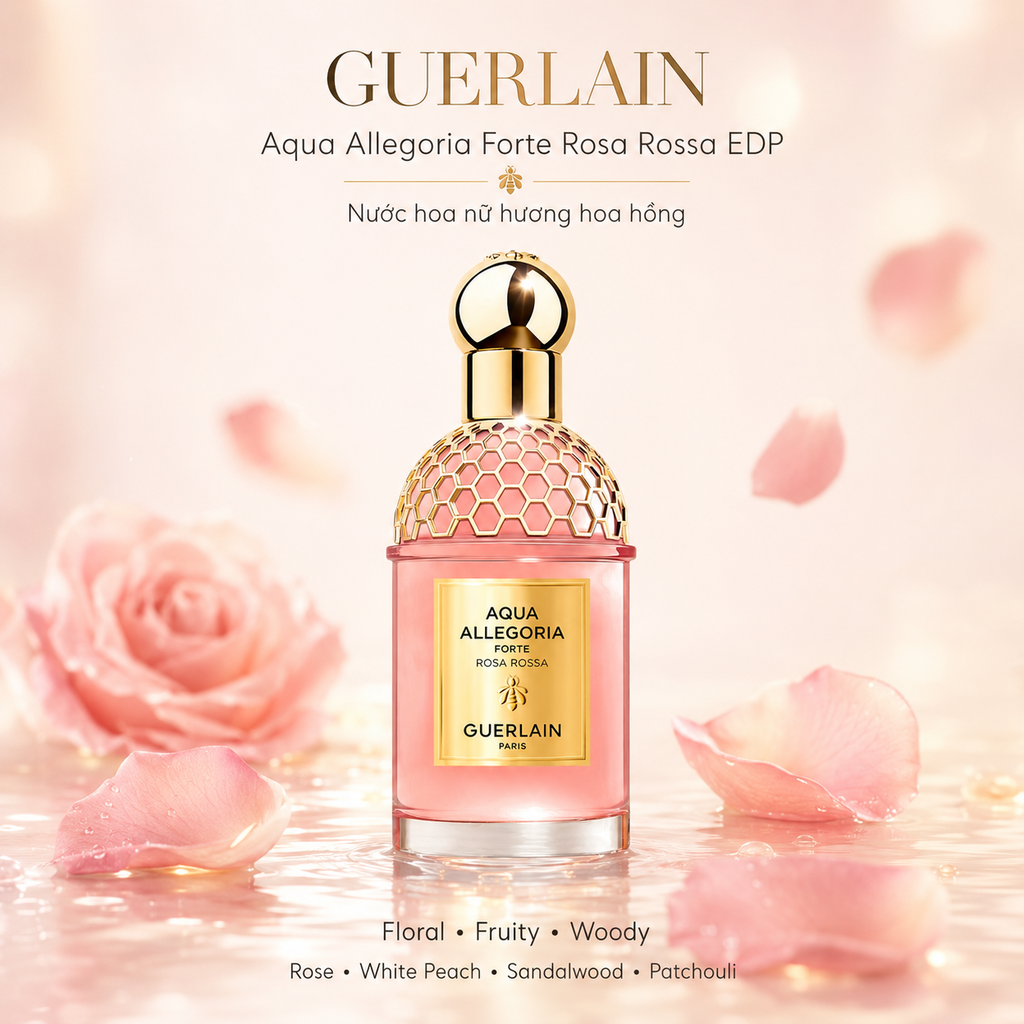 Nước Hoa Nữ Hương Hoa Hồng Guerlain Aqua Allegoria Forte Rosa Rossa EDP - Chiết 10ml