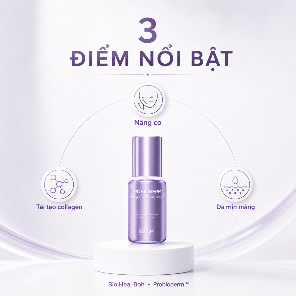 Serum Nâng Cơ Tái Tạo Collagen Bio Heal Boh Probioderm Collagen Remodeling 30ml - Tách Set Nobox
