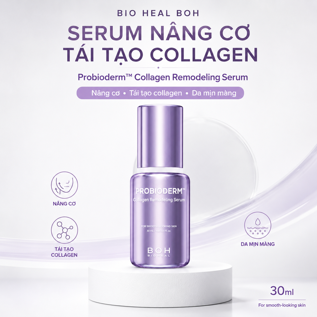 Serum Nâng Cơ Tái Tạo Collagen Bio Heal Boh Probioderm Collagen Remodeling 30ml - Tách Set Nobox