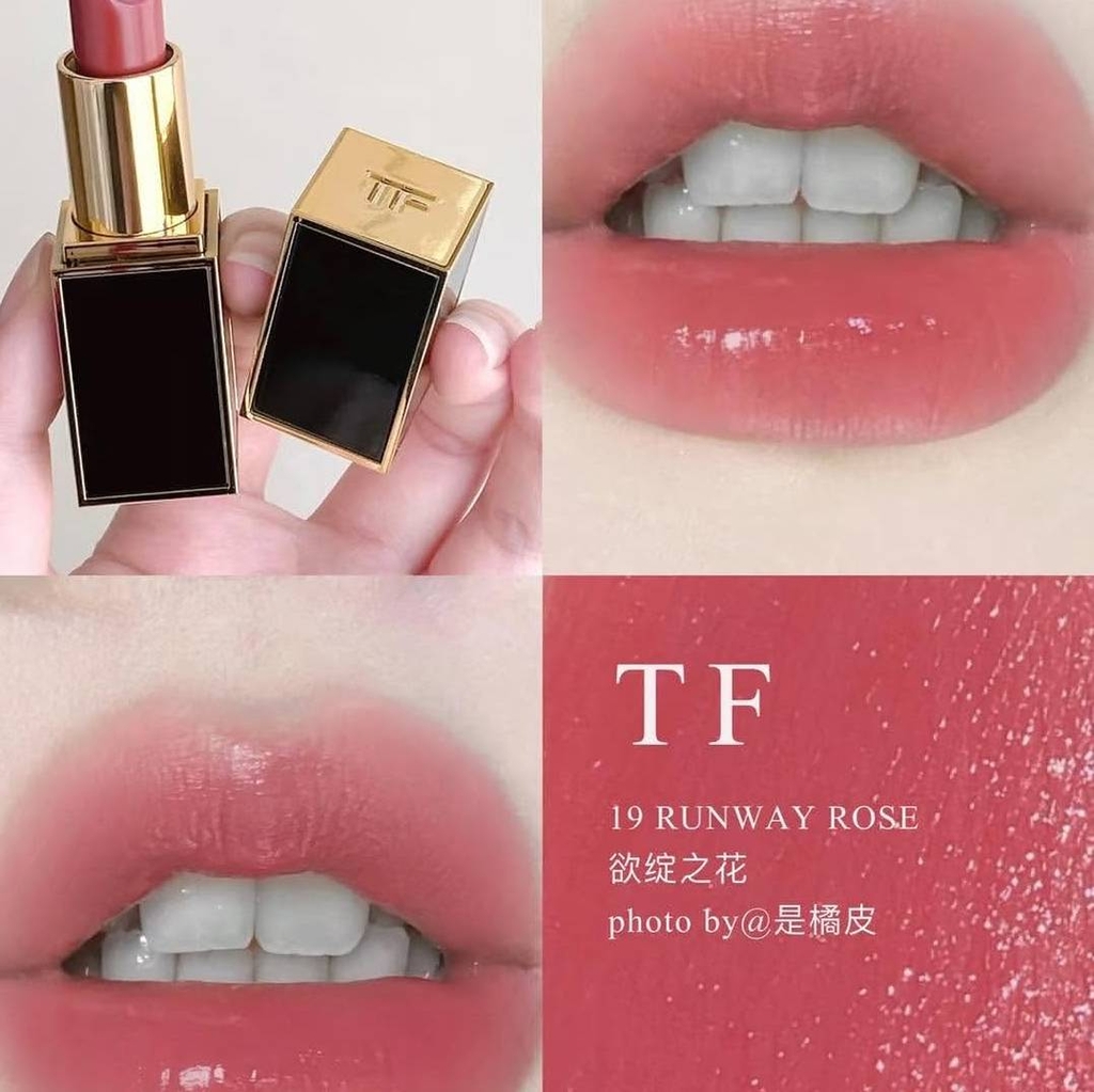 Son Tom Ford Lip Color 19 Runway Rose Mini Màu Hồng Đất Lì Mịn 1g Fullbox - US