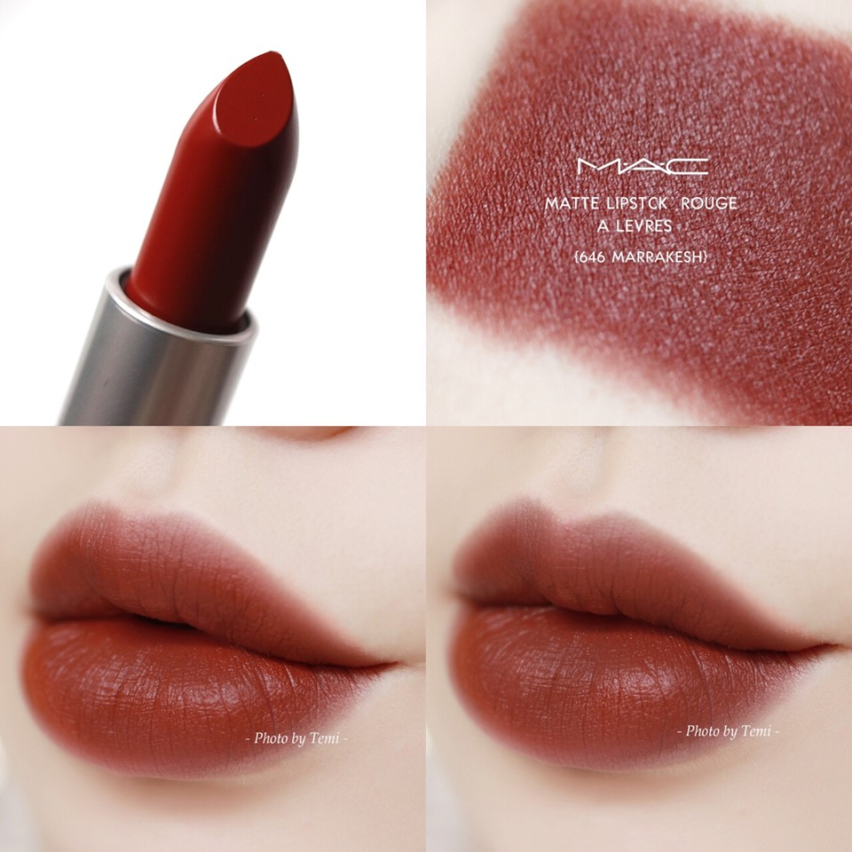 Son MAC Ximal Silky Matte Lipstick 3.5g Fullbox - 646 Marrakesh - Order US