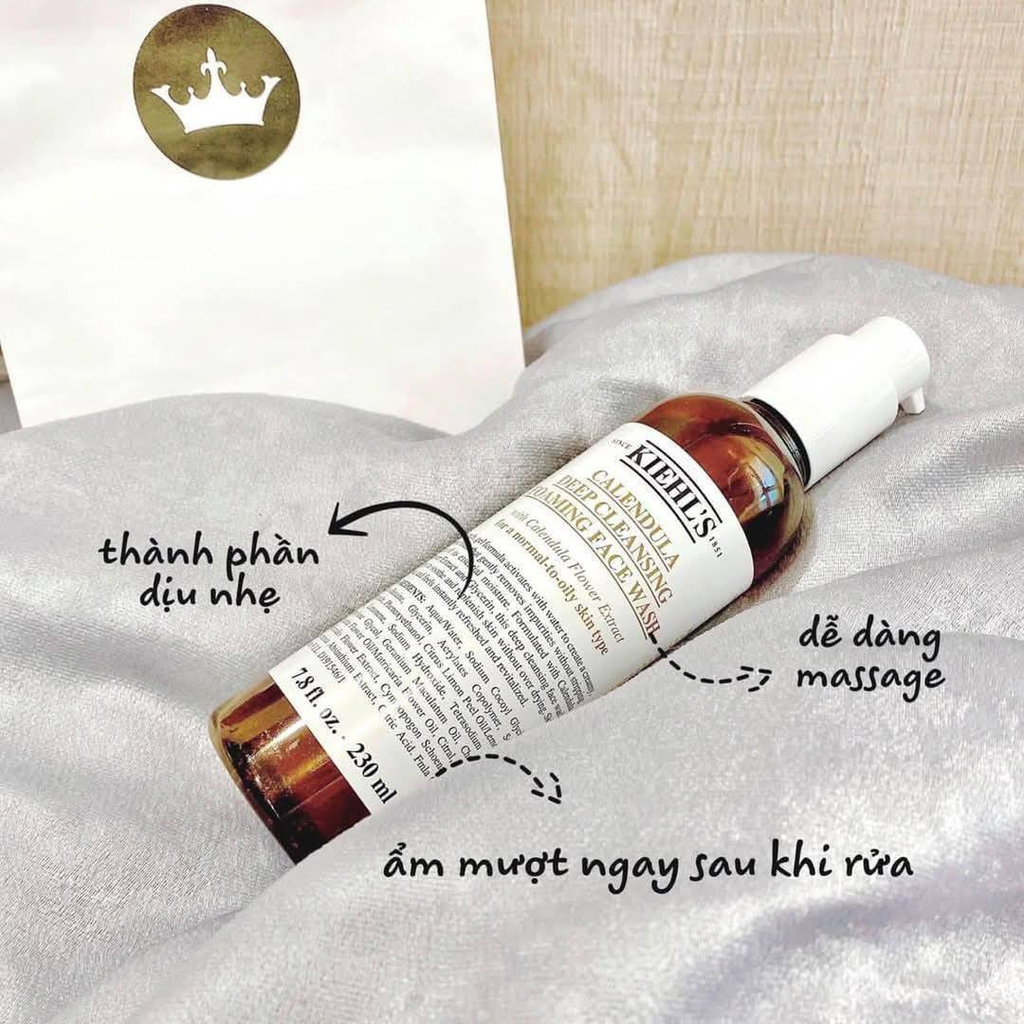 Sữa Rửa Mặt Kiehl's Hoa Cúc Calendula Deep Cleansing Foaming Face Wash
