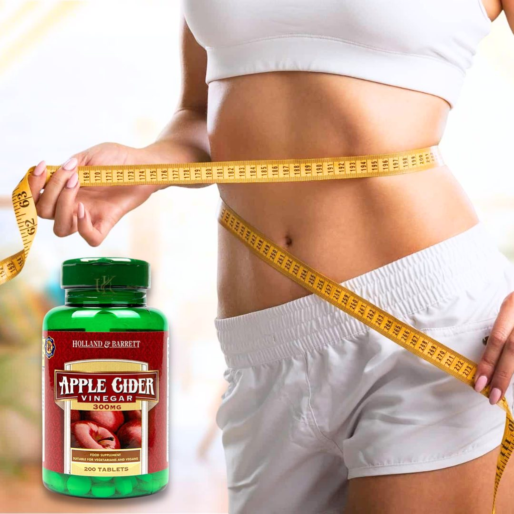 Viên Uống Giảm Cân Giấm Táo Apple Cider Vinegar 300mg – 200 Viên