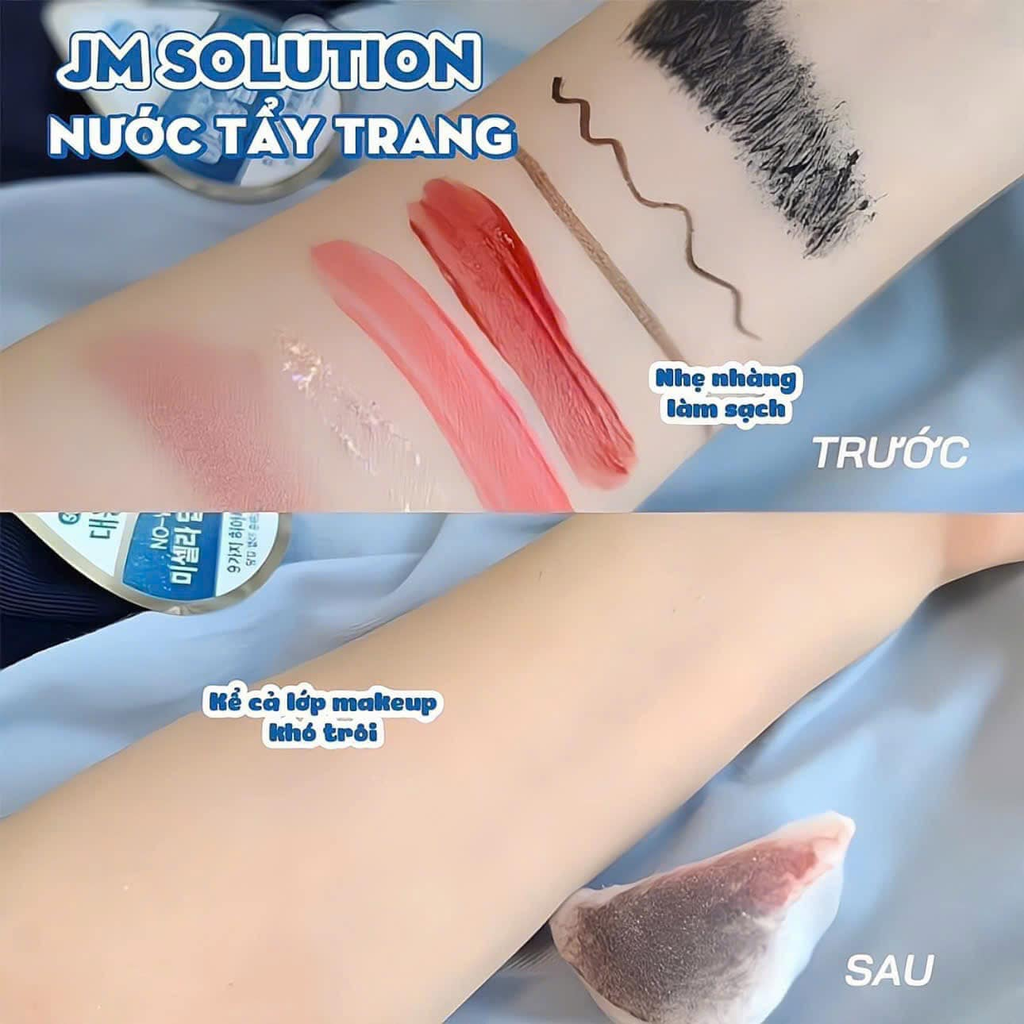 Nước Tẩy Trang JM Solution H9 Hyaluronic Ampoule Cleansing Water 500ml - Hàng Công Ty