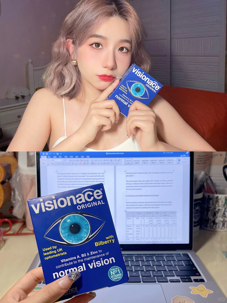 Viên Uống Bổ Mắt, Cải Thiện Thị Lực Vitabiotics Visionace Original 30 Viên