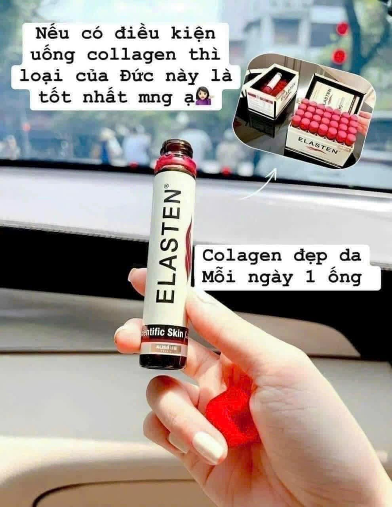 Collagen Uống Elasten Đức Giúp Da Chống Lão Hoá, Căng Mịn - Hàng Công Ty