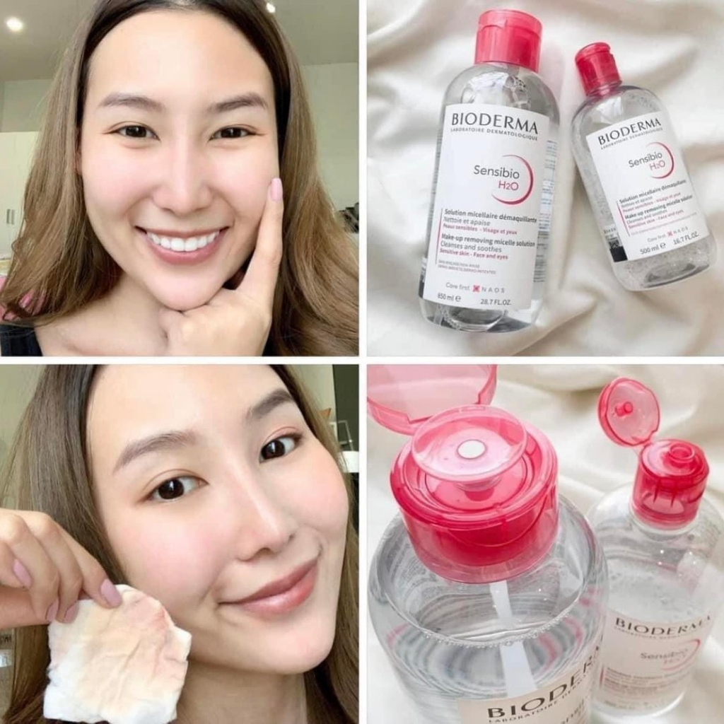 Nước Tẩy Trang Bioderma H2O Micellar (Sensibio/Sébium)