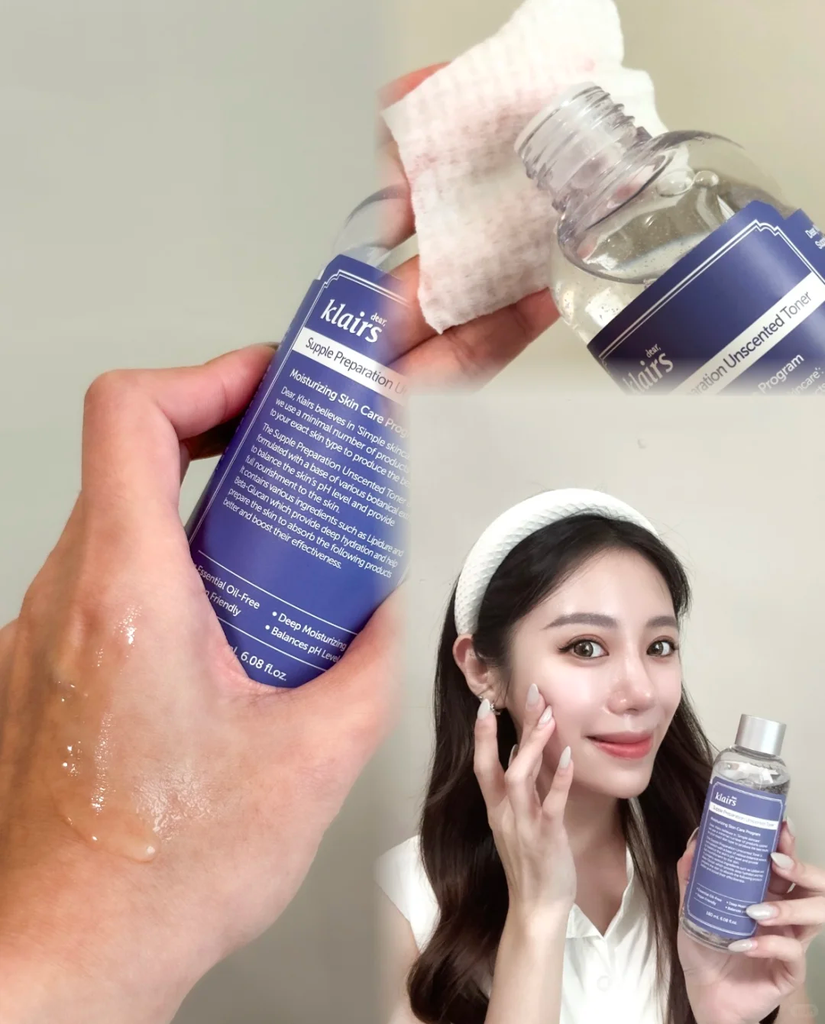 Combo 2 Toner Klairs Bản Không Mùi, Dưỡng Ẩm & Làm Dịu Da Nhạy Cảm 180ml x 2 Fullbox - Hàng Công Ty