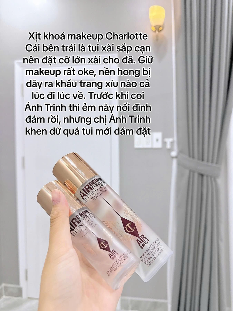 Xịt Khóa Makeup Charlotte Tilbury Airbrush Flawless Setting Spray 34ml