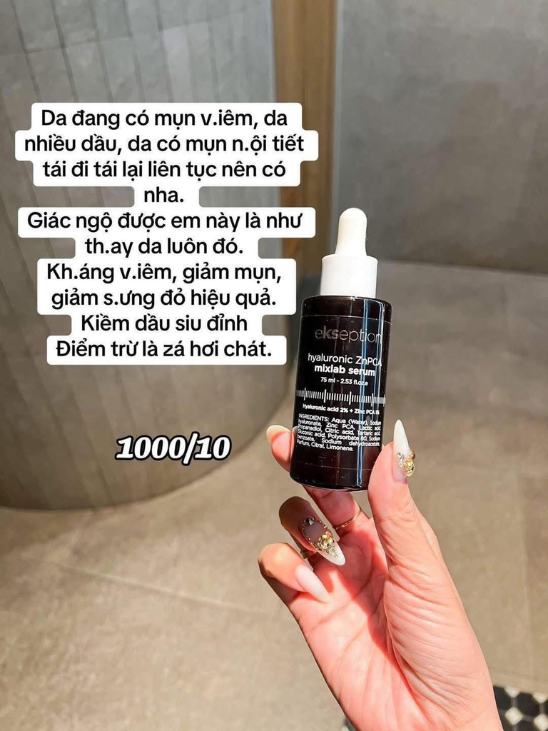 Serum Ekseption Hyaluronic Mixlab 75ml - Fullbox Hàng Công Ty