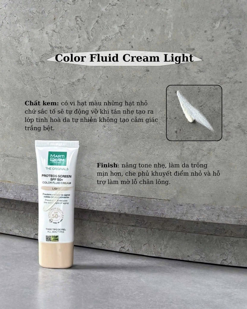 Kem Chống Nắng MartiDerm The Originals Proteos Screen SPF50+ 40ml Fullbox