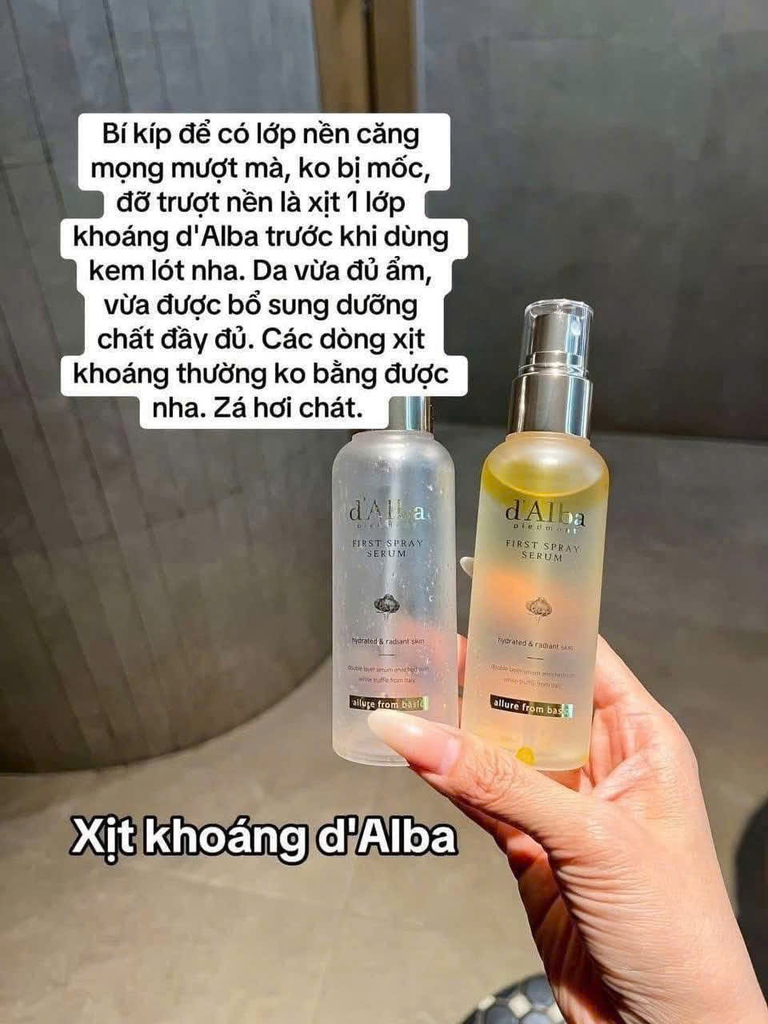 Xịt Khoáng Dalba White Truffle Serum - 100ml