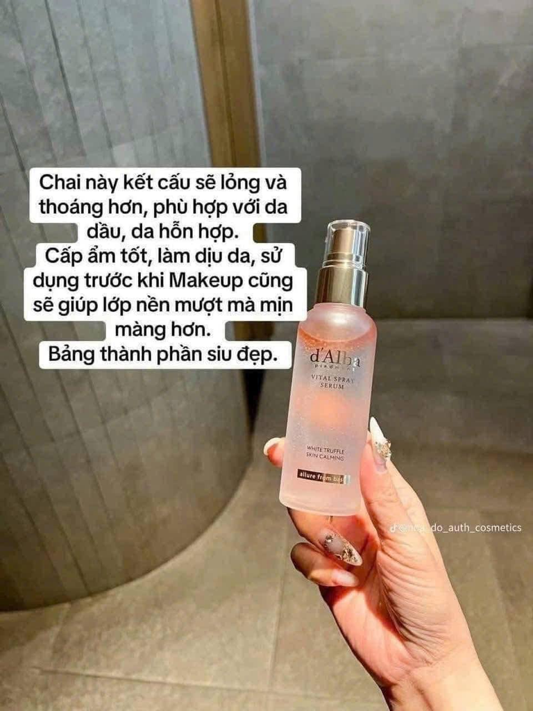 Xịt Khoáng Dalba White Truffle Serum - 100ml