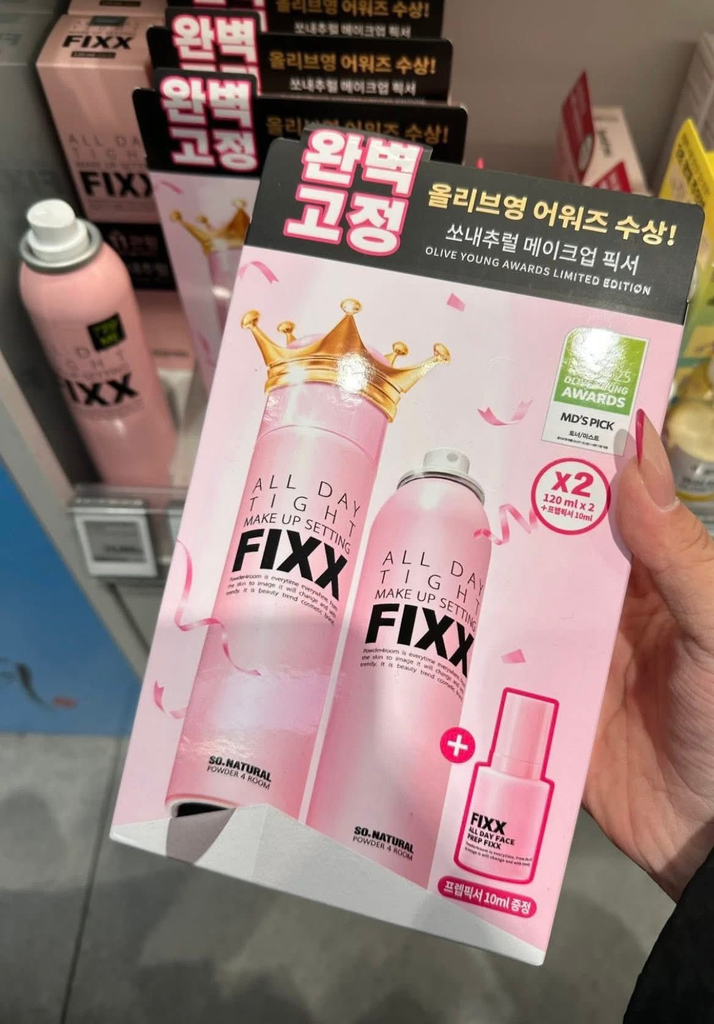 Xịt Khoá Makeup So Natural All Day Tight Make Up Setting Fixx - Tách Set Nobox