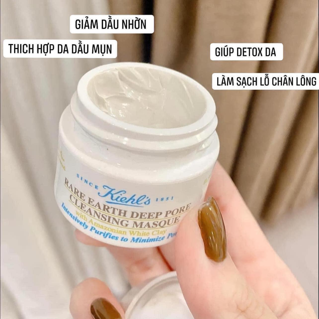 Mặt Nạ Đất Sét Kiehl's Rare Earth Deep Pore Cleansing Masque
