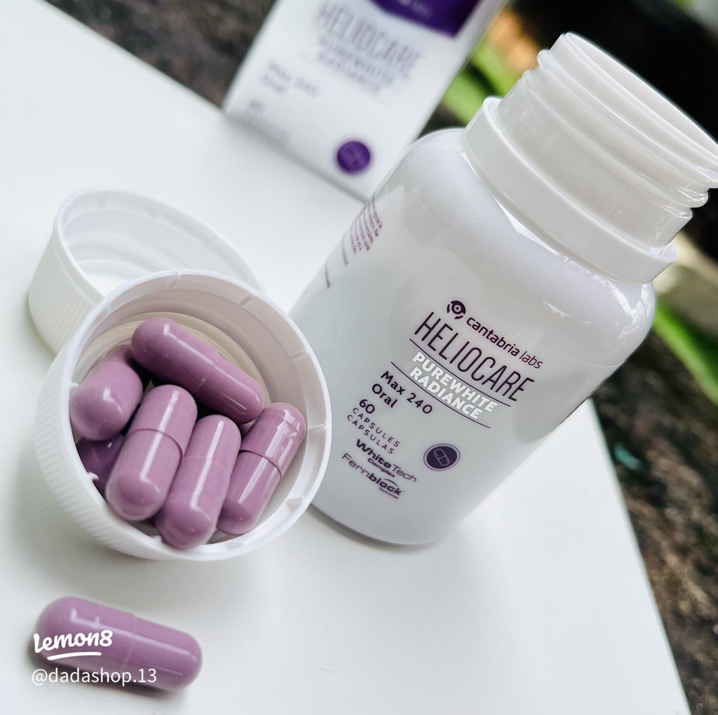 Viên Uống Trắng Da Heliocare Purewhite Radiance Max 240 Oral - 60v Fullbox