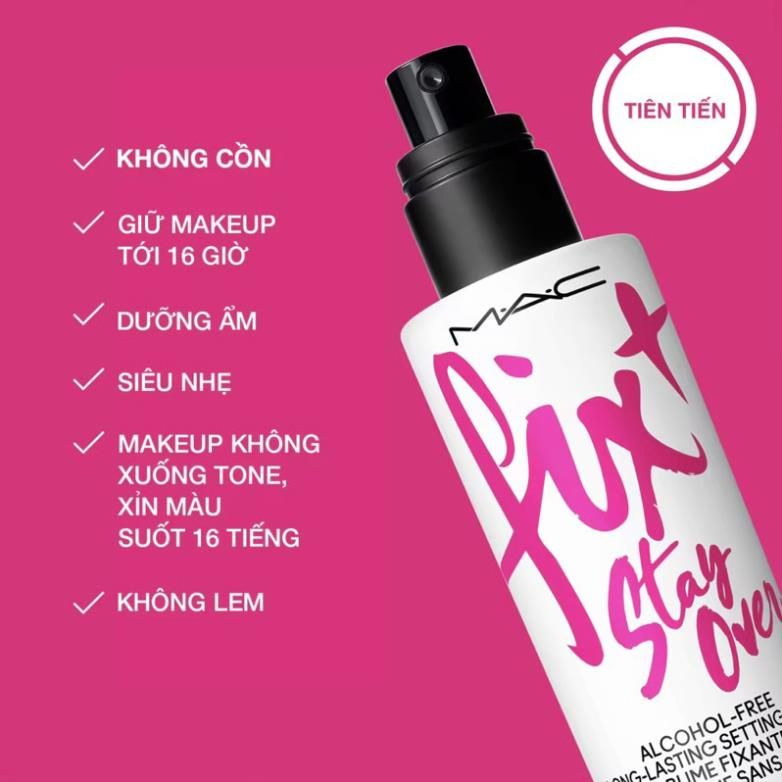 Xịt Khóa Nền Mac Fix+ Stay Over 30ml - Fullbox Tách Set Us