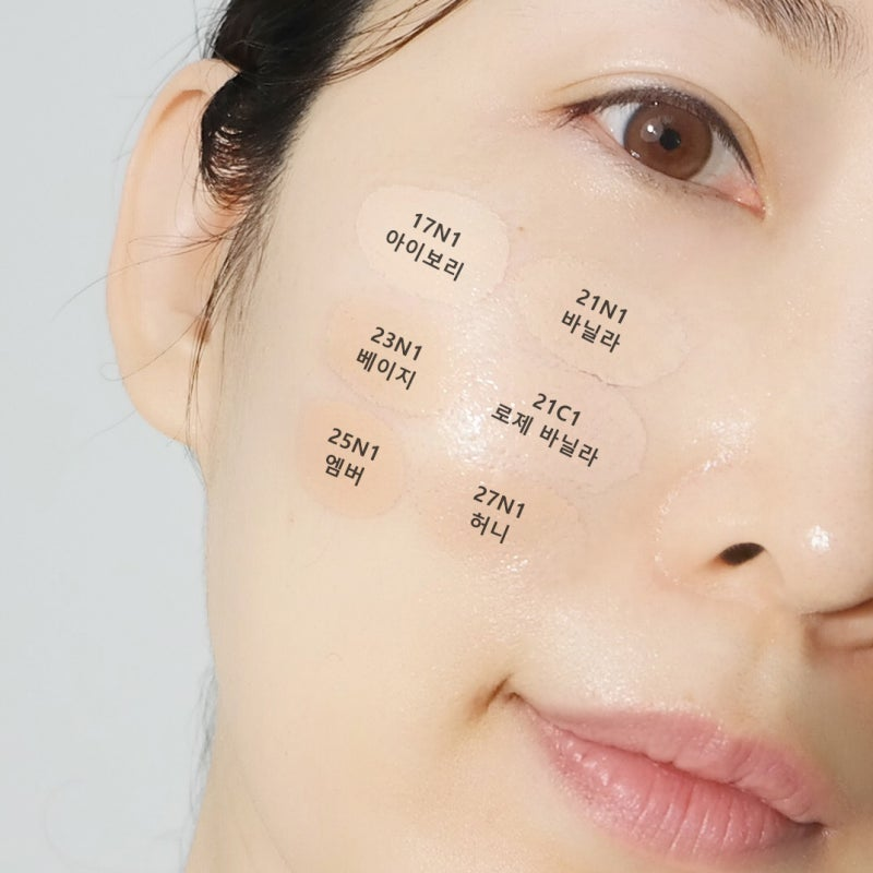 Cushion Hera Black SPF34/Pa++ 15g - Tone 21N1 Vanilla - Fullbox Hàng Duty - Tặng Kèm Lõi Refill