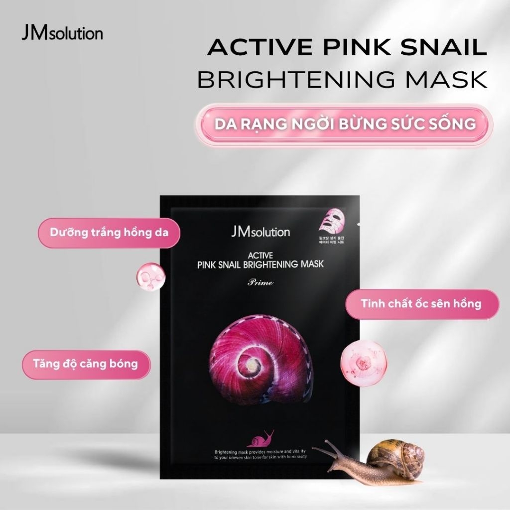 Mask JMsolution Active Mask (30ml x 10 miếng) Cấp Ẩm Phục Hồi Da Fullbox - Hàng Duty