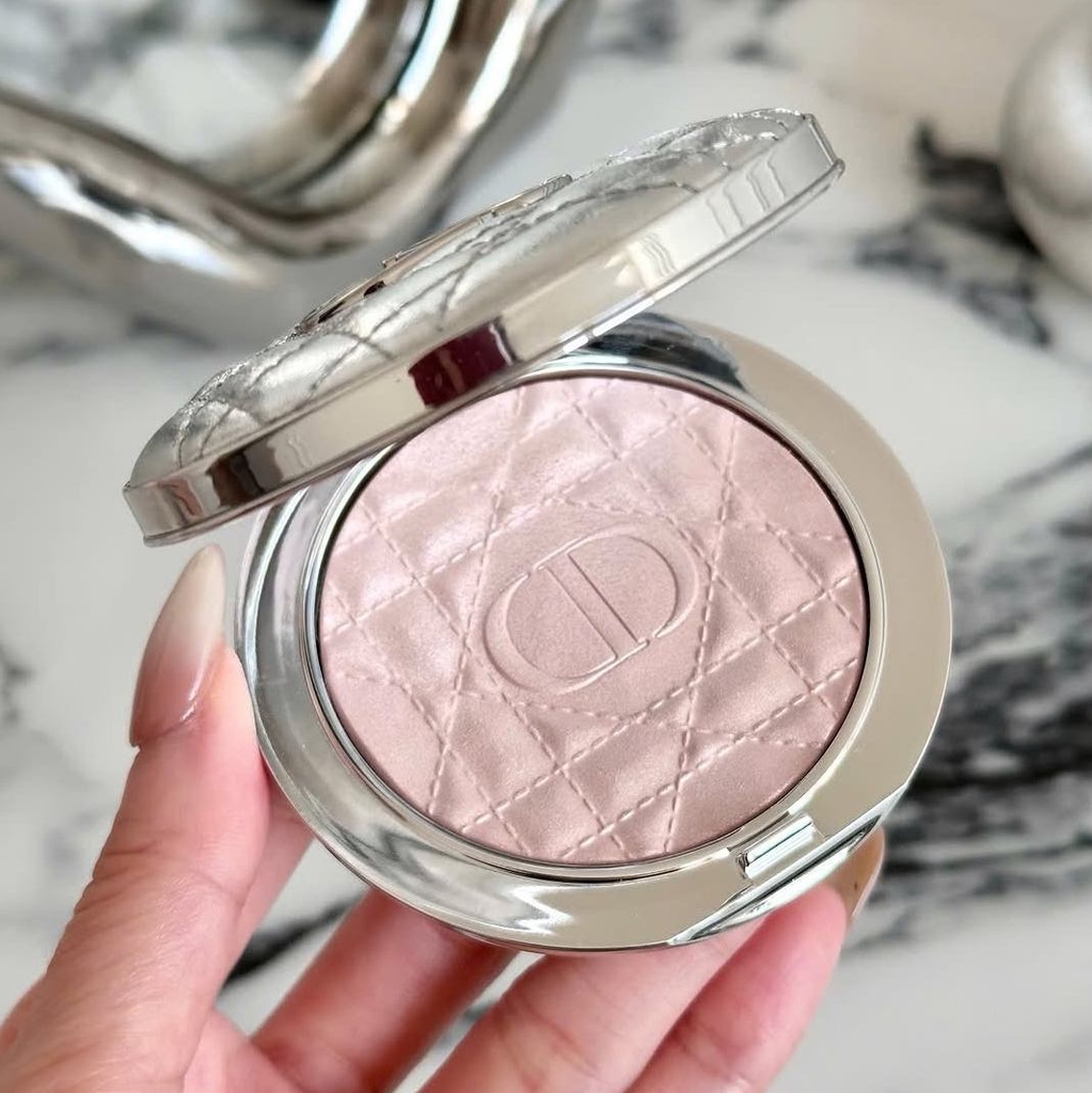Phấn Bắt Sáng Và Tạo Khối Highlighter Dior Forever Glow Luminizer Tone 03 Pink Halo - 6g Fullbox Hàng US
