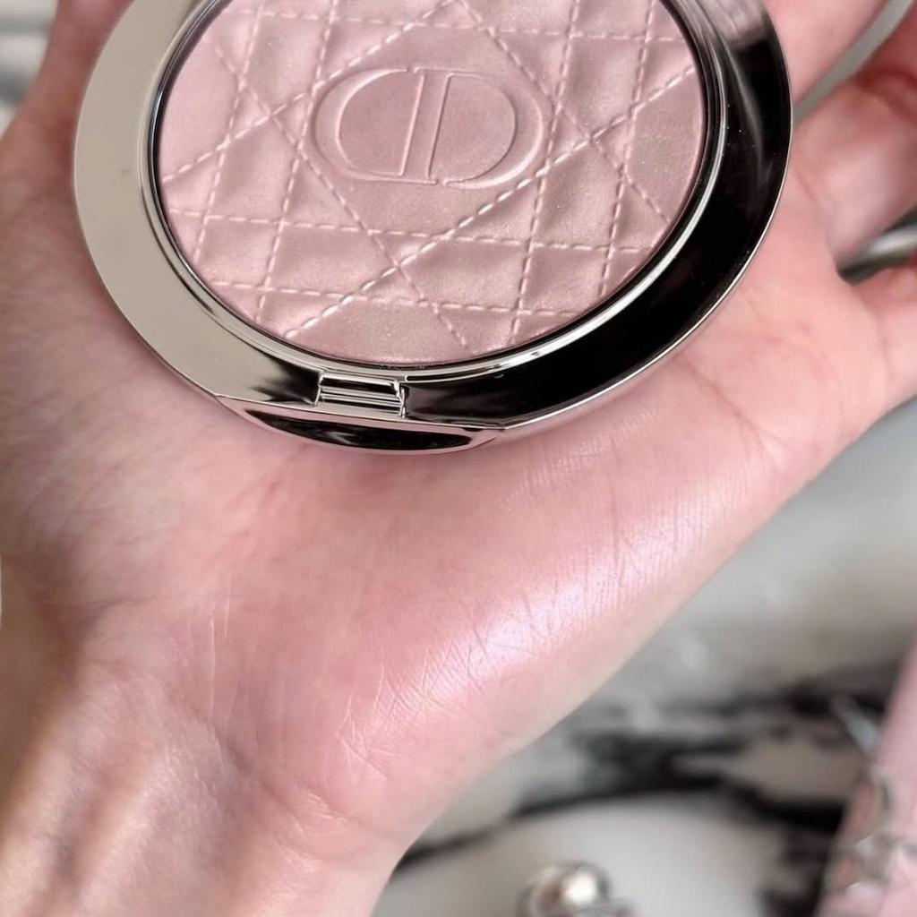 Phấn Bắt Sáng Và Tạo Khối Highlighter Dior Forever Glow Luminizer Tone 03 Pink Halo - 6g Fullbox Hàng US