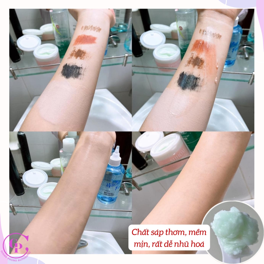 Sáp tẩy trang Shhom White Vegan Cleansing Balm 60ml Fullbox - Màu hồng Rosemary - Da thường