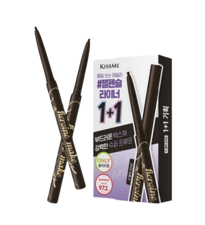 Kẻ mắt Kiss Me Heroine Make Long Stay Smooth Gel Pencil Eyeliner