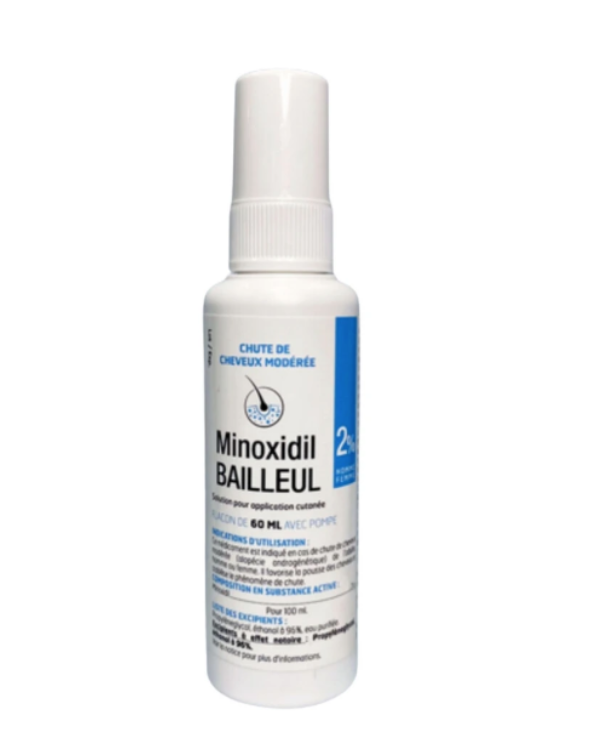 Xịt mọc tóc Minoxidil Bailleul Pháp - 60ml x 3