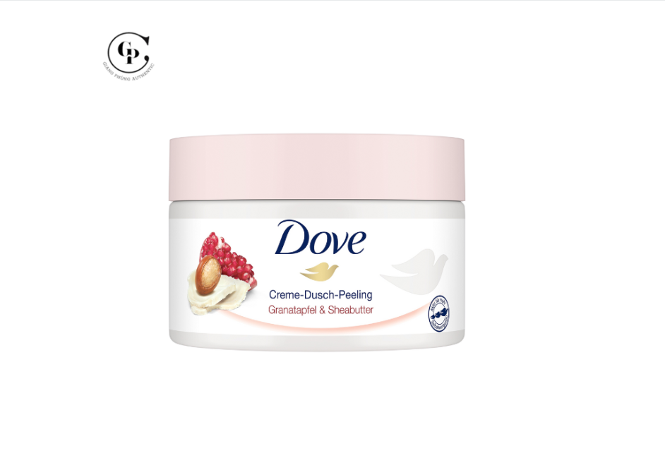 Tẩy Tế Bào Chết Body Dove Creme Dusch Peeling - 225ml (Bản Đức)