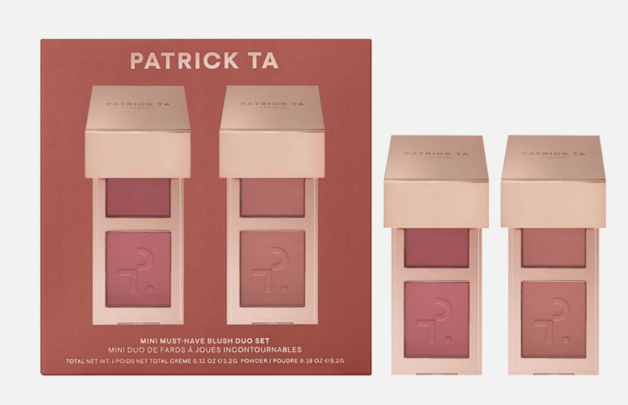 Má Hồng PaTrick Ta Double-Take Cream And Powder Blush Duo - Fulbox Hàng US
