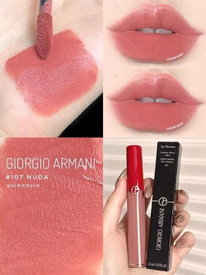 Son Kem Giorgio Armani Lip Maestro 6.5ml - Fullbox Hàng Công Ty