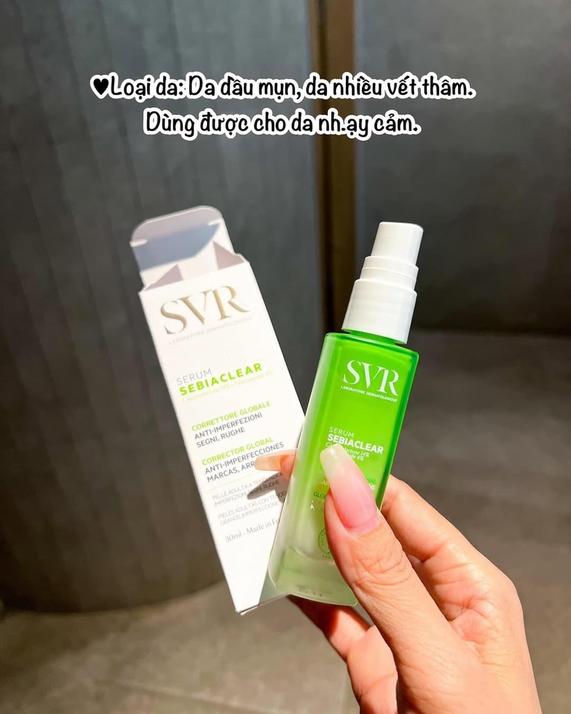 Serum Giảm Mụn, Mờ Thâm SVR Sebiaclear Correcteur Global - 30ml Fullbox
