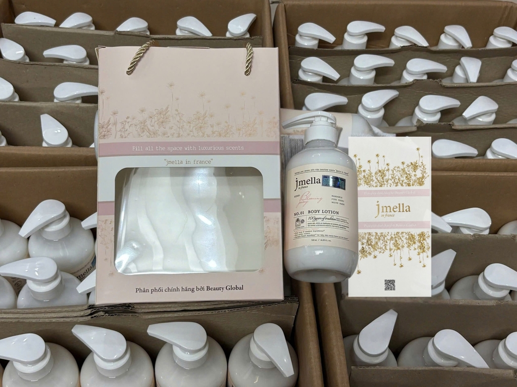 Body Lotion Jmella 500ml Hàng Công Ty (Kèm Túi Hộp + Phong Bì)