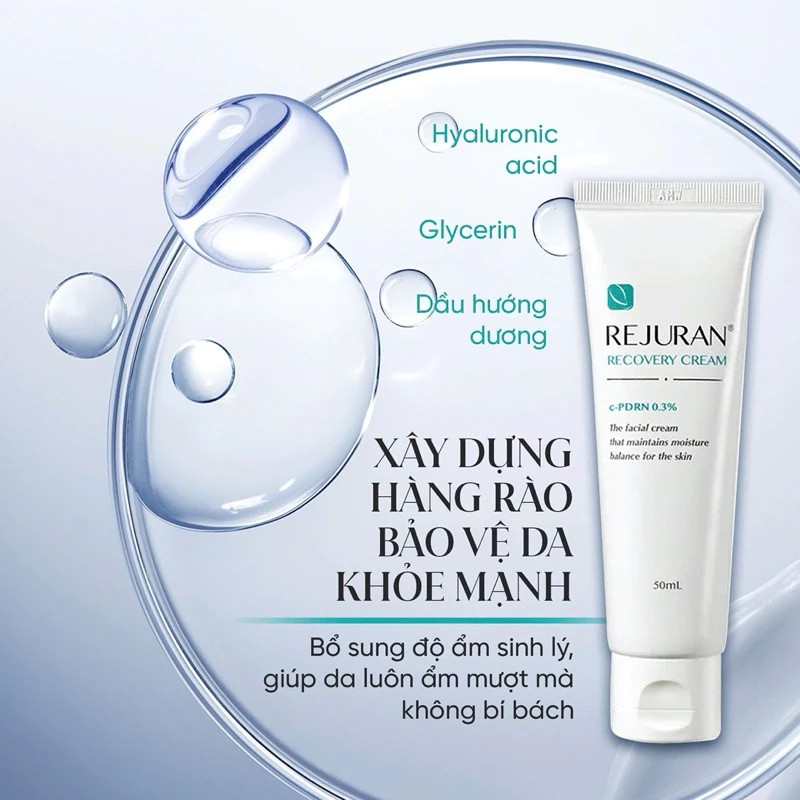 Kem Dưỡng Rejuran Recovery Cream (0.3% c-PDRN) Fullbox 50ml Hàng Công Ty