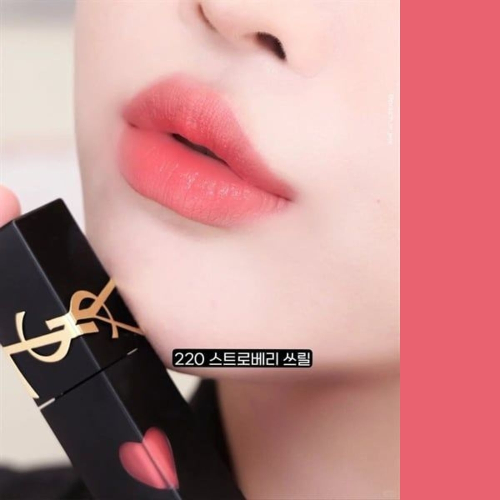 Son Kem Yves Saint Laurent YSL The Inks Blur Màu 220 Strawberry Thrill Hồng Dâu - 5.5ml Fullbox