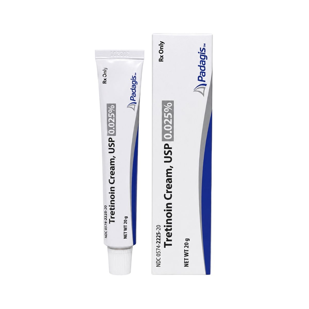Kem Đặc Trị Mụn & Tái Tạo Da Tretinoin Padagis Cream USP - 20g - Fullbox