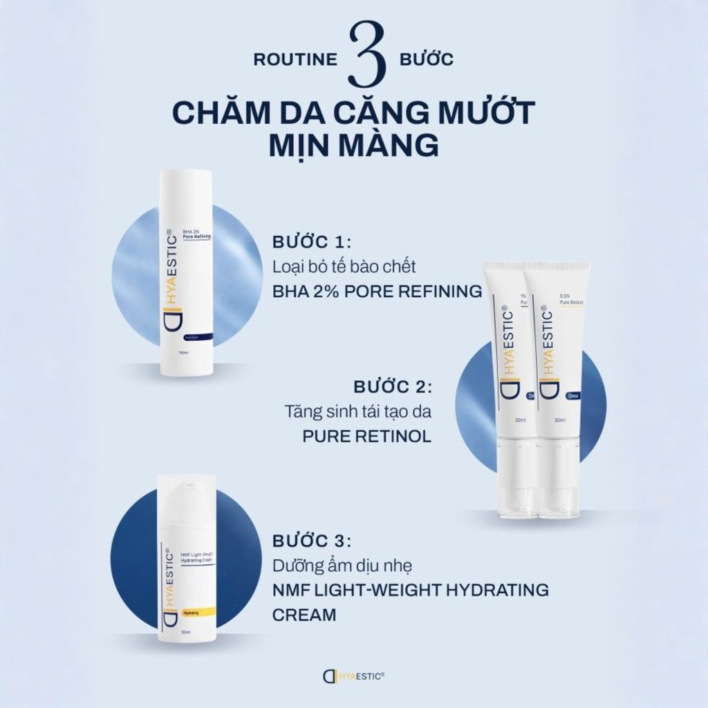 Toner Tẩy Tế Bào Chết Hyaestic BHA 2% Pore Refining - Fullbox - Hàng Công Ty