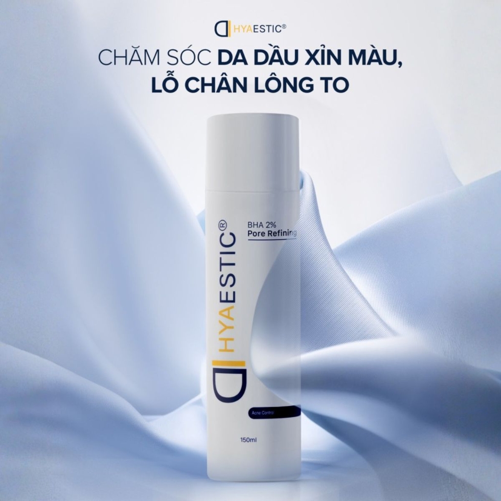 Toner Tẩy Tế Bào Chết Hyaestic BHA 2% Pore Refining - Fullbox - Hàng Công Ty