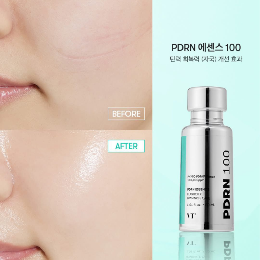 Tinh Chất Căng Bóng, Phục Hồi Da VT PDRN 100 Essence (Set 10 gói * 1.5ml)