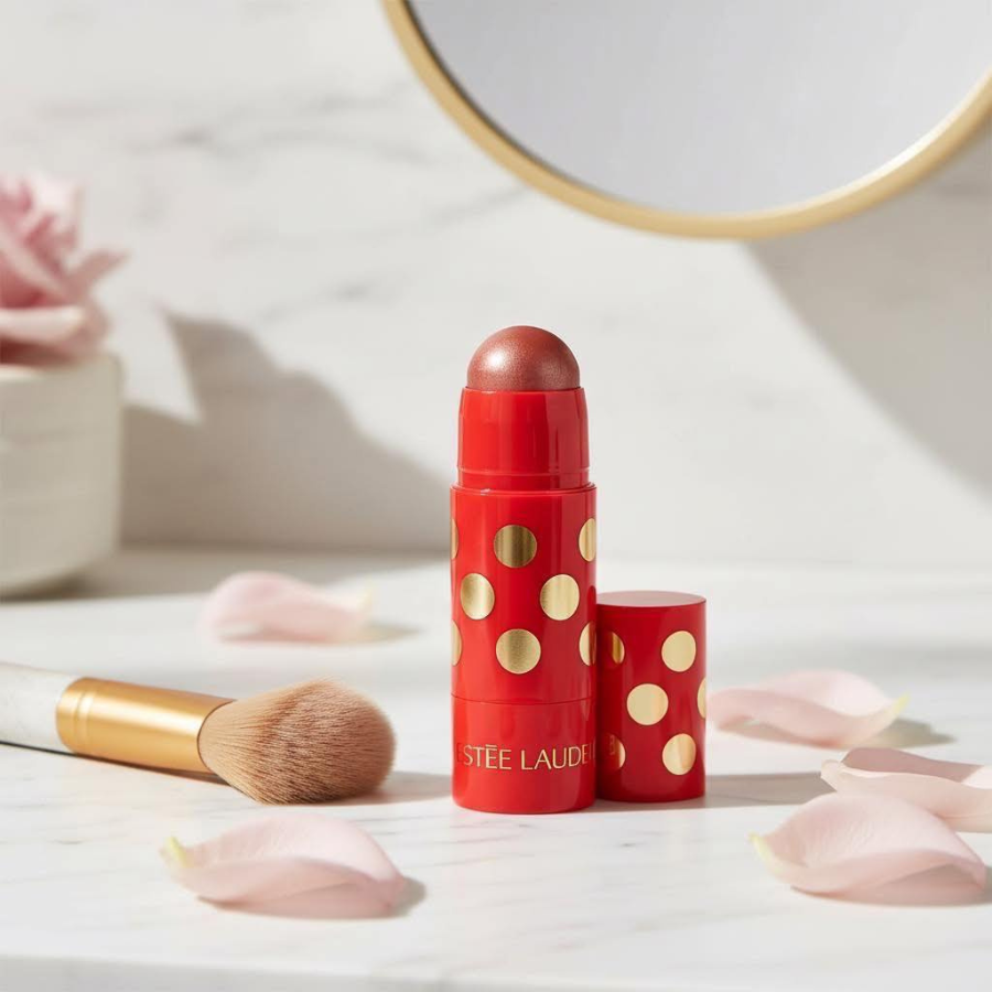 Má Hồng Thỏi Estee Limited Edition Multi-Use 5g - Màu Rose Gold - Nobox Tách Set US